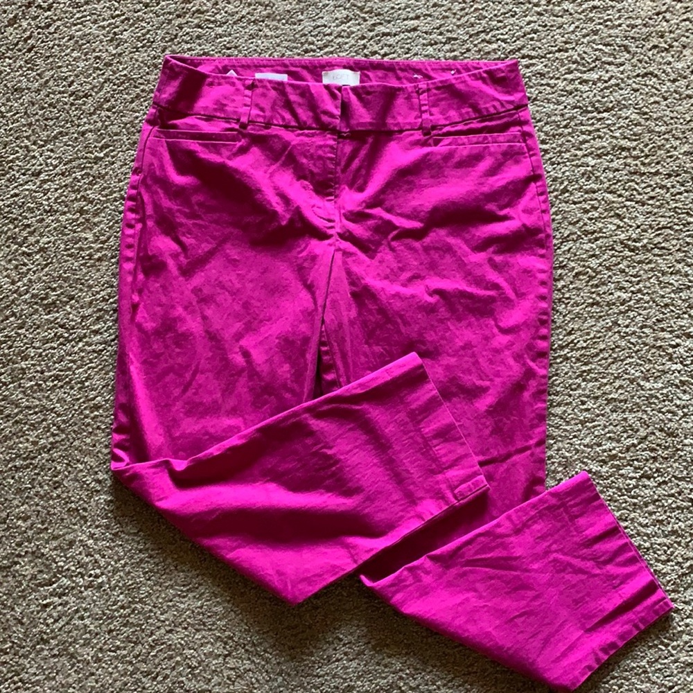 Fushia Loft original ankle pant